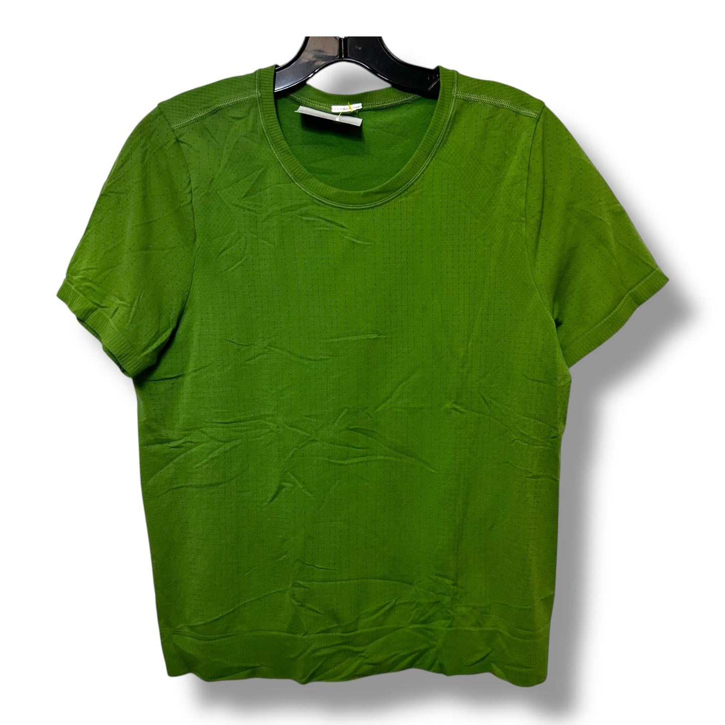 Athletic Top Short Sleeve By Athleta In Green, Size: M