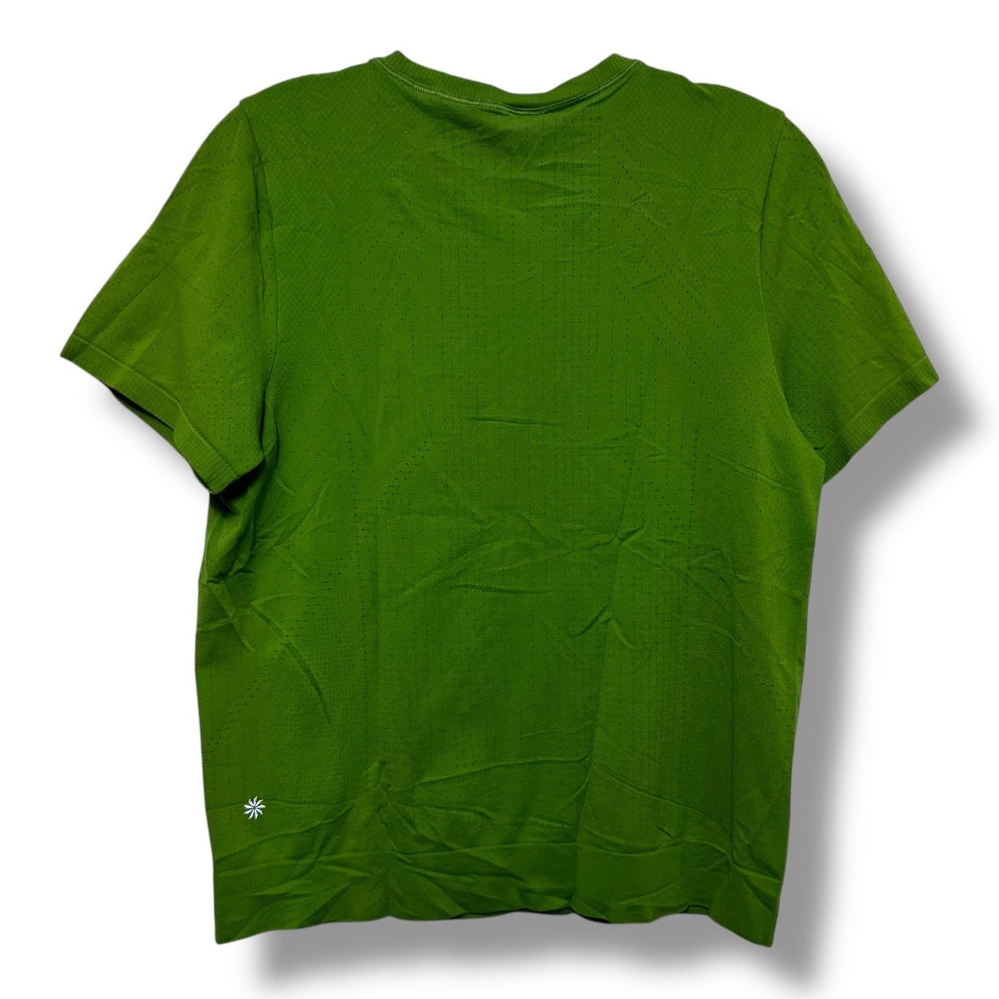 Athletic Top Short Sleeve By Athleta In Green, Size: M