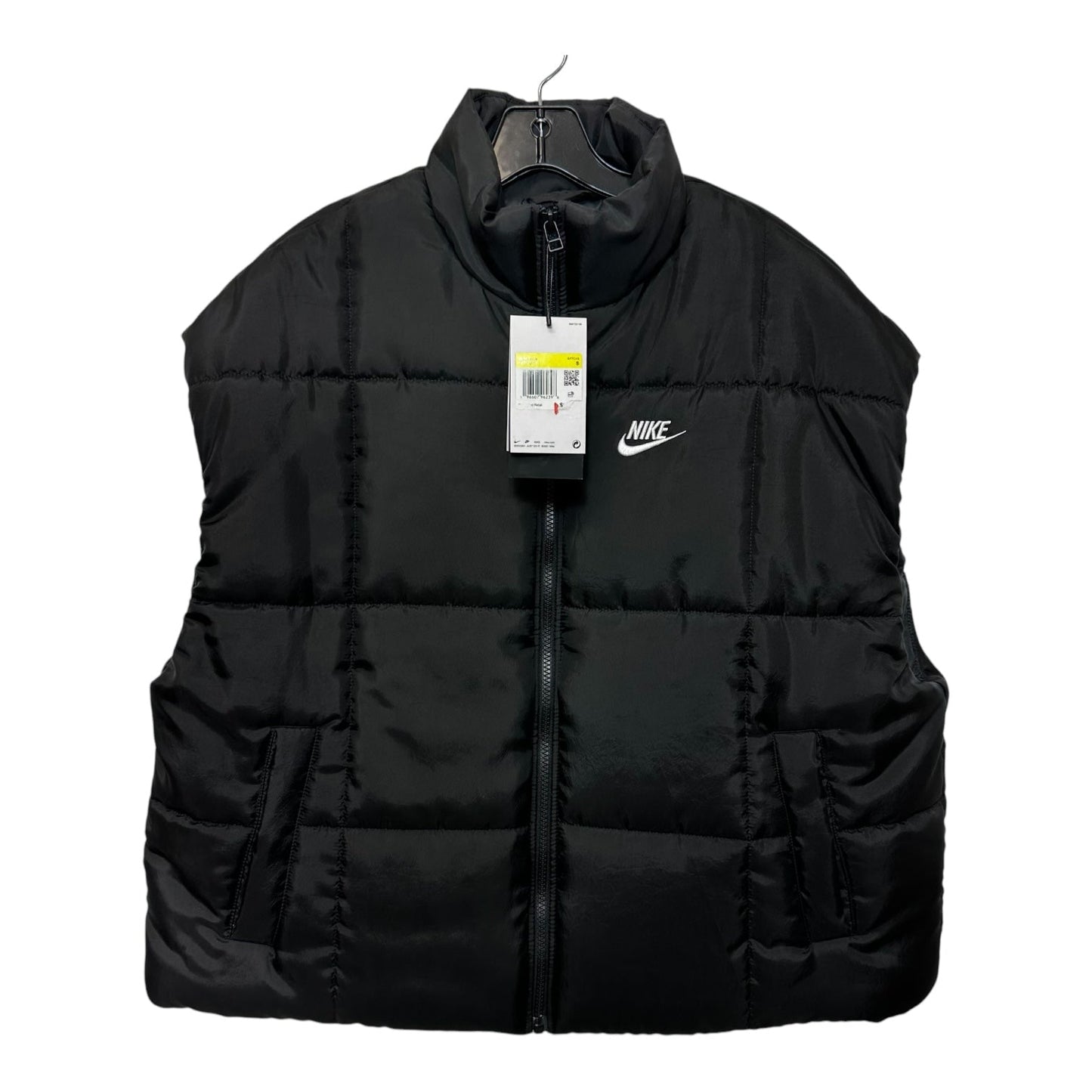 Vest Puffer & Quilted By Nike Apparel In Black, Size: S