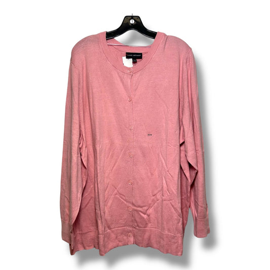 Cardigan By Lane Bryant In Pink, Size: 3x