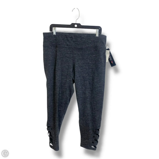 Athletic Capris By Ideology In Grey, Size: 1x