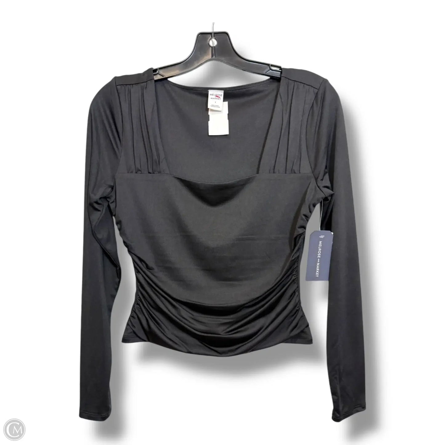 Top Long Sleeve Basic By Melrose And Market In Black, Size: S