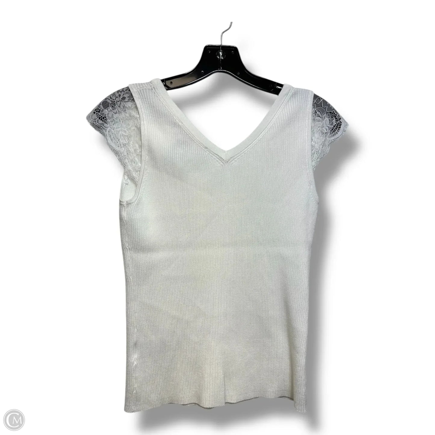 Top Sleeveless By Catherine Malandrino In White, Size: M