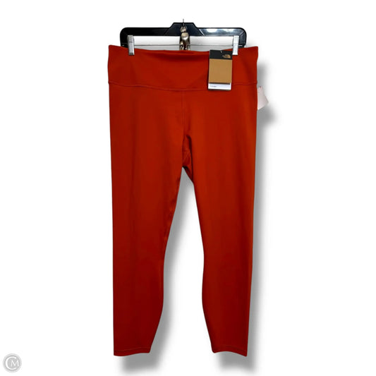 Athletic Leggings By The North Face In Orange, Size: Xxl