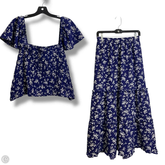 Dress Set 2pc By Lane Bryant In Navy, Size: 3x