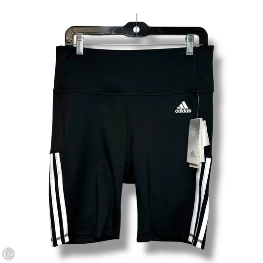 Athletic Shorts By Adidas In Black, Size: L