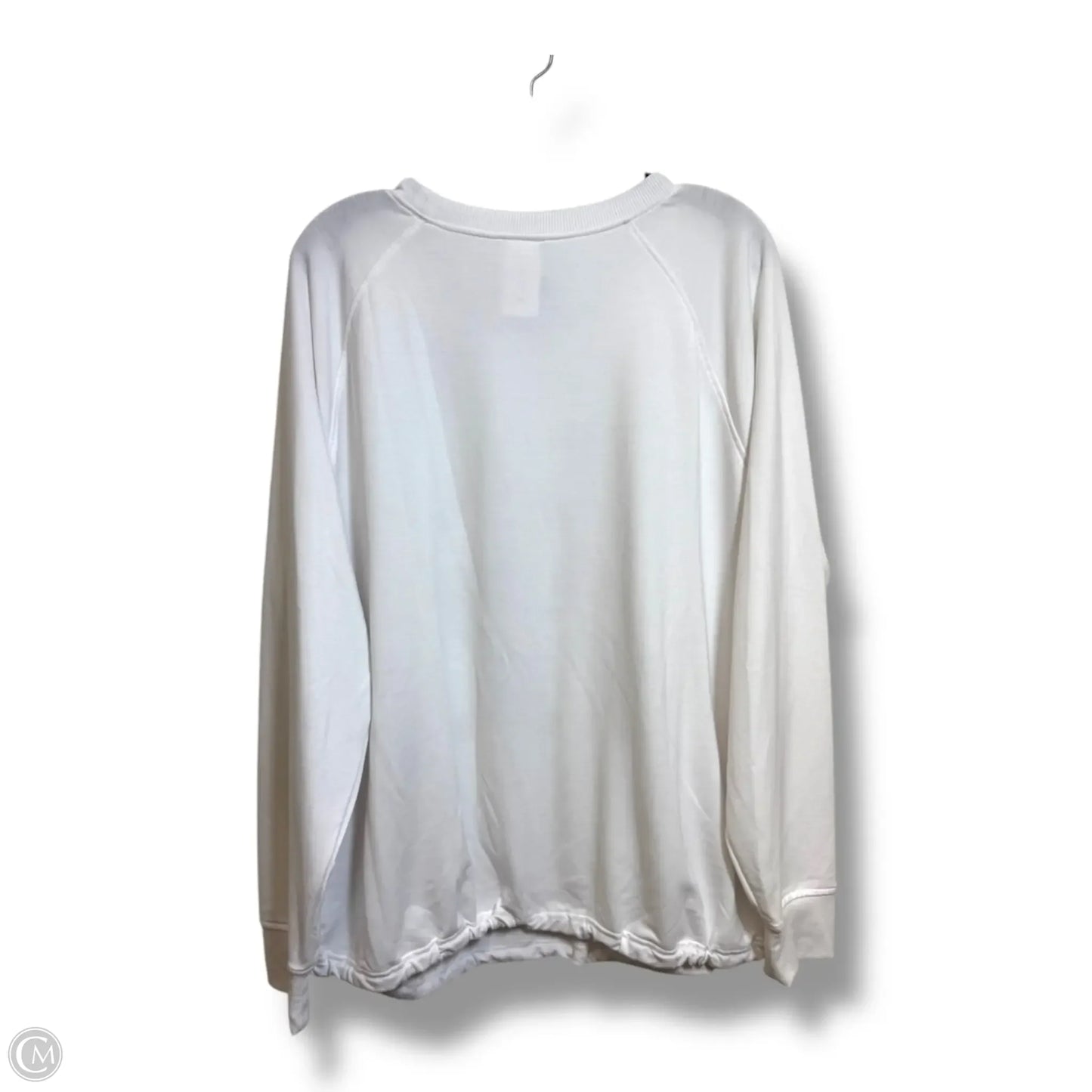 Top Long Sleeve By Clothes Mentor In White, Size: 1x