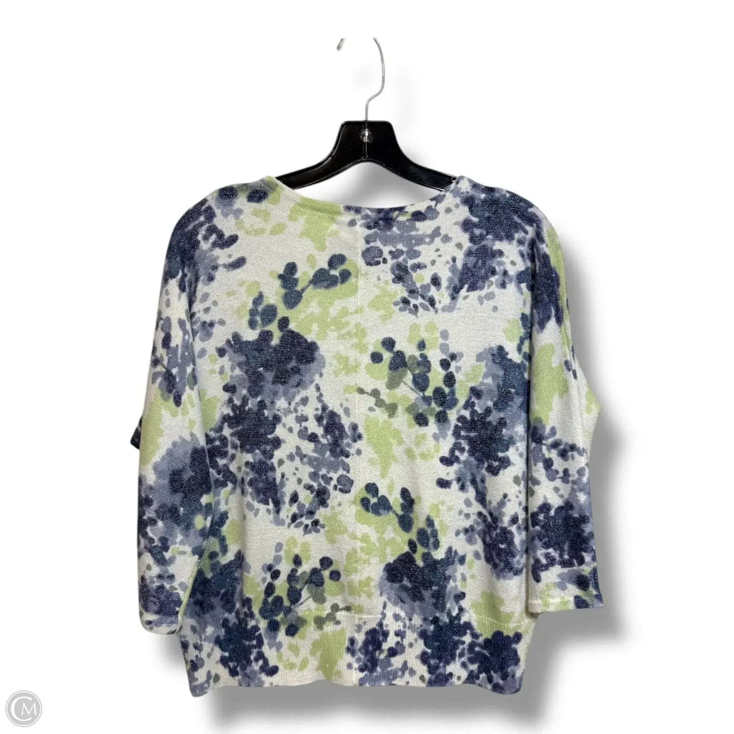 Cardigan By Christopher And Banks In Floral Print, Size: M