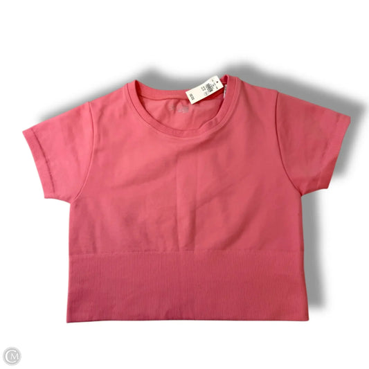 Athletic Top Short Sleeve By Aerie In Pink, Size: Xs