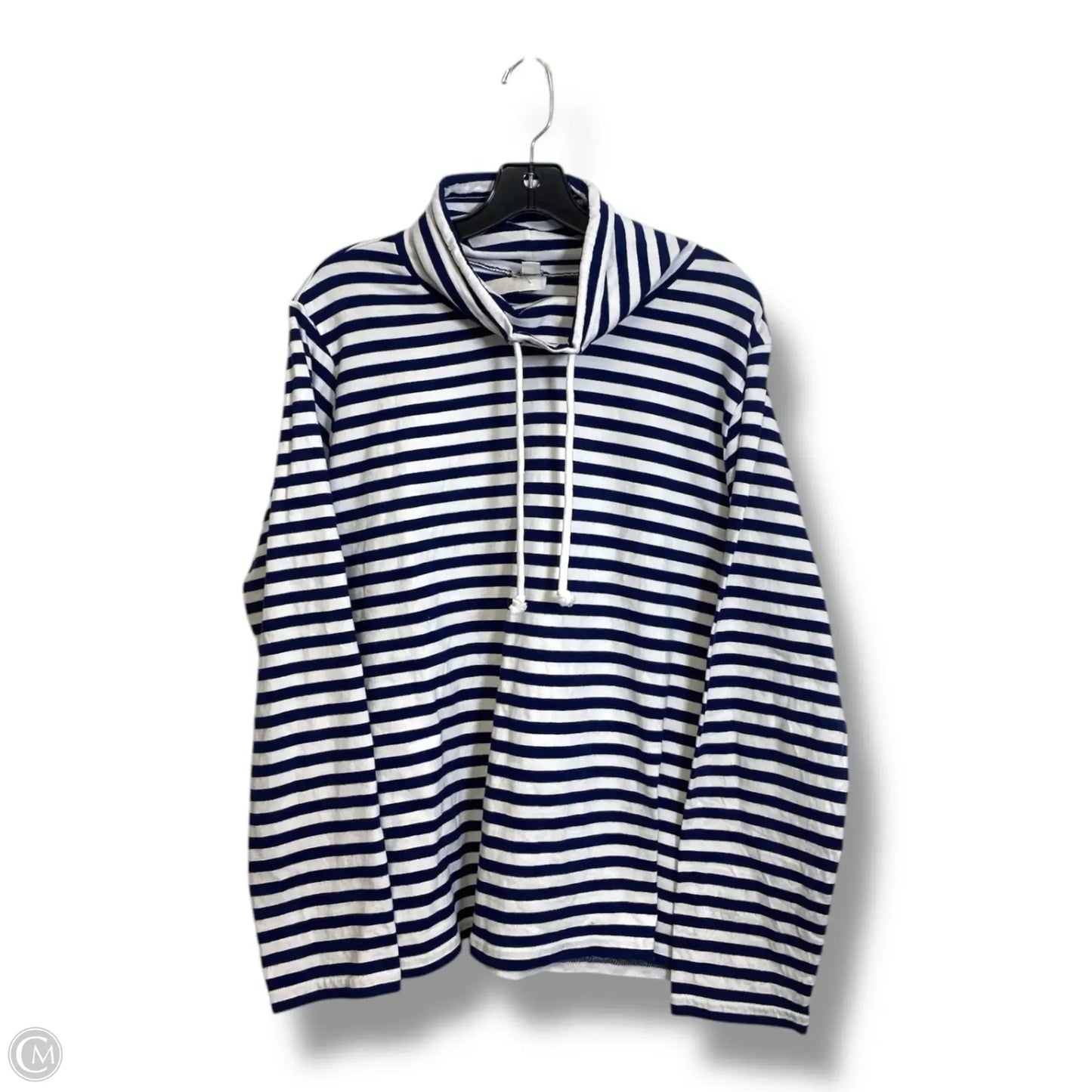 Top Long Sleeve By J. Crew In Striped Pattern, Size: Xl