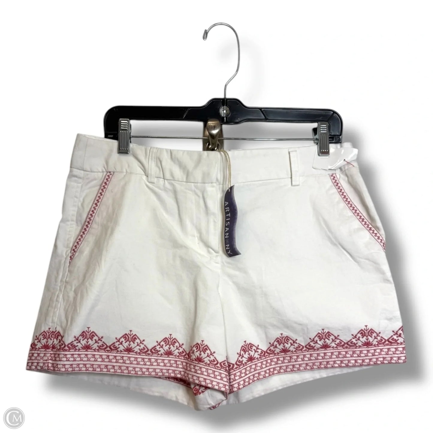 Shorts By Cme In White, Size: 8