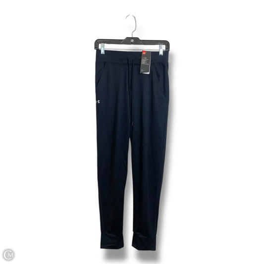 Athletic Pants By Under Armour In Black, Size: Xs