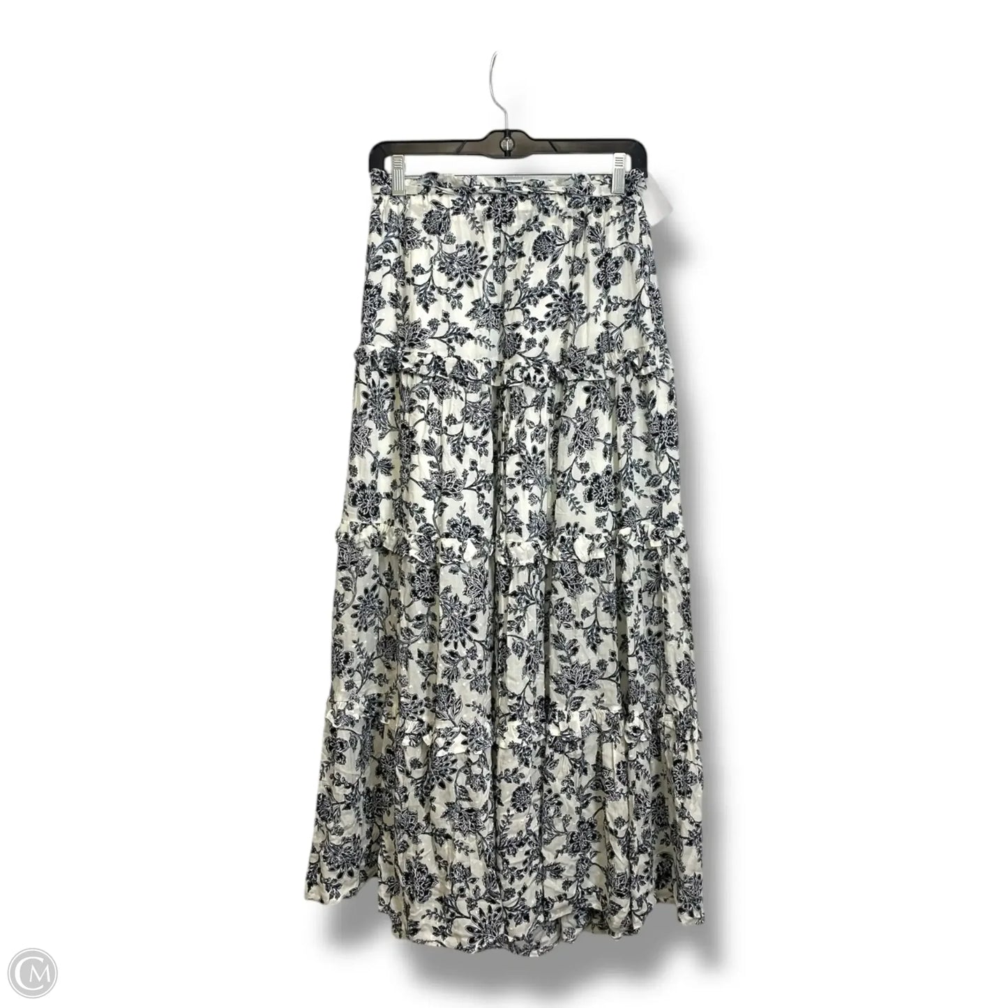 Skirt Maxi By Doe & Rae In Black & White, Size: S