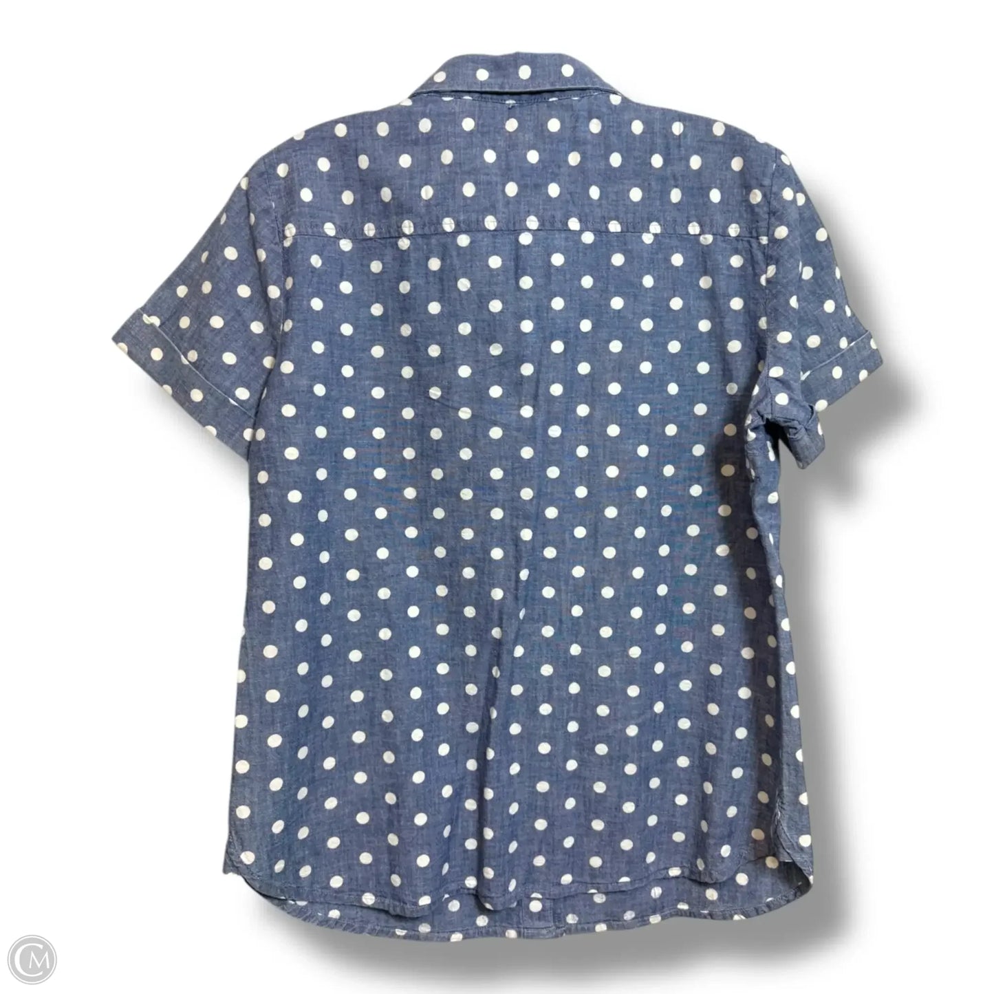 Top Short Sleeve By Tommy Hilfiger In Polkadot Pattern, Size: M