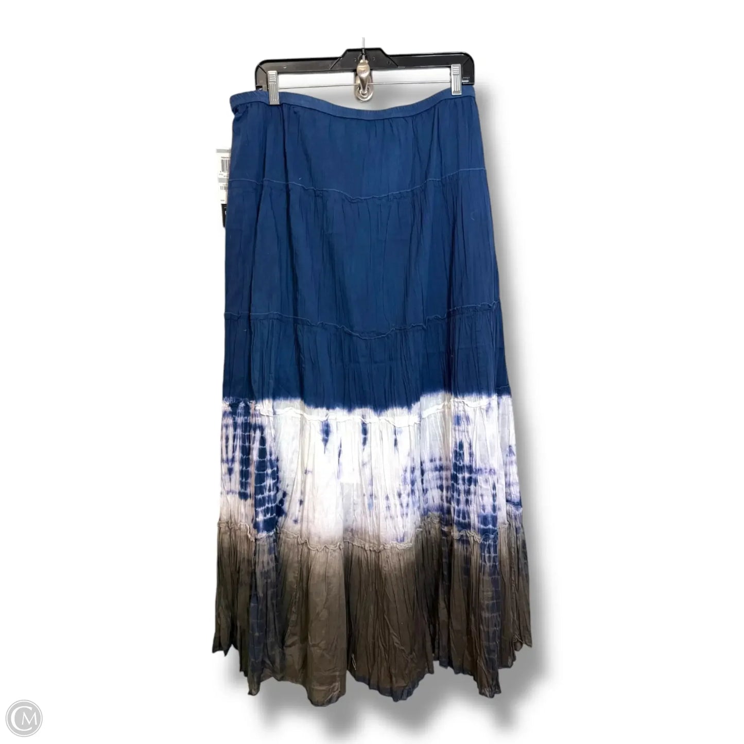 Skirt Maxi By Style And Company In Tie Dye Print, Size: 1x