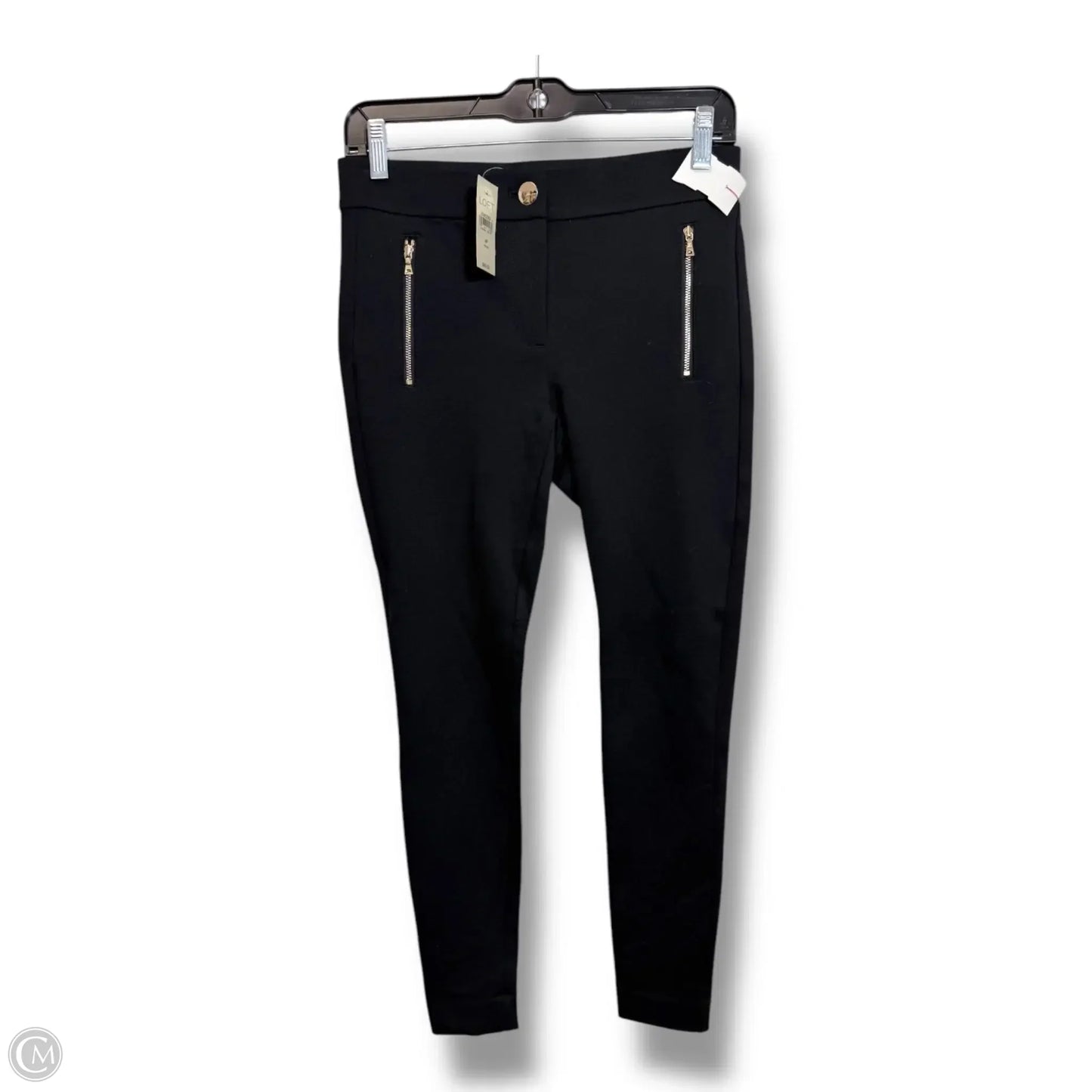 Pants Leggings By Loft In Black, Size: 4p