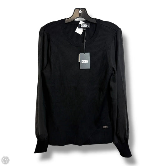 Sweater By Dkny In Black, Size: L