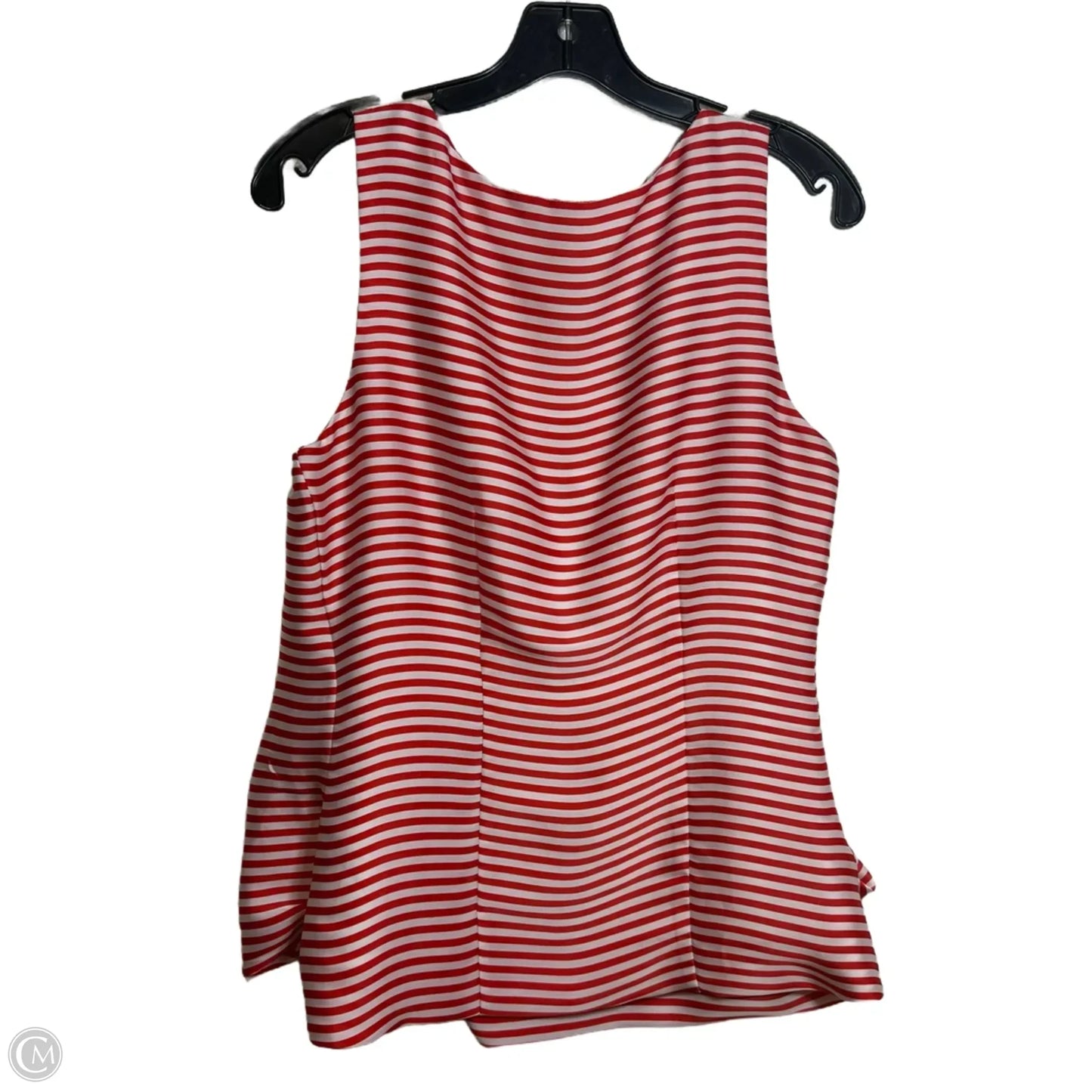 Top Sleeveless By H&m In Striped Pattern, Size: S