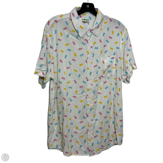 Top Short Sleeve By Clothes Mentor In Pink, Size: Xl