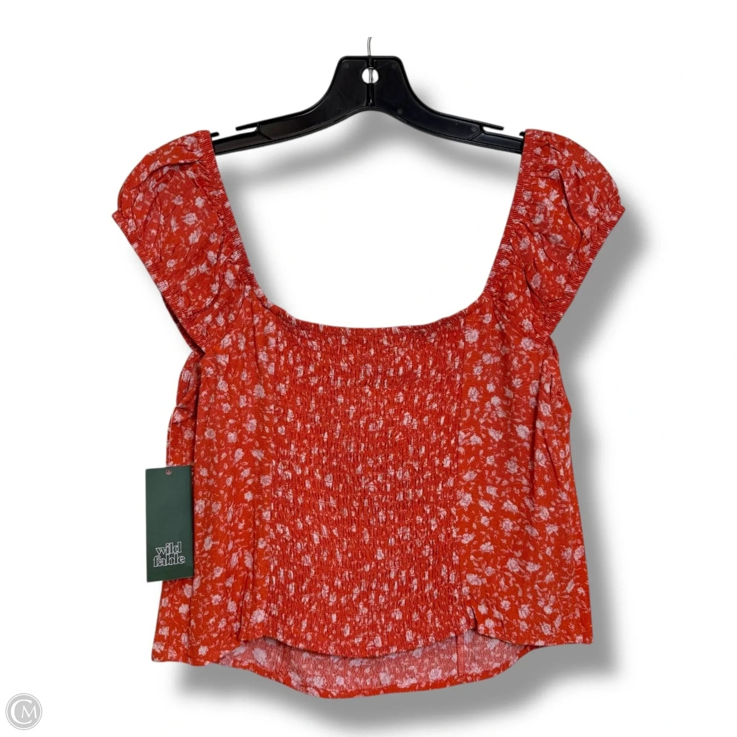 Top Sleeveless By Wild Fable In Floral Print, Size: L