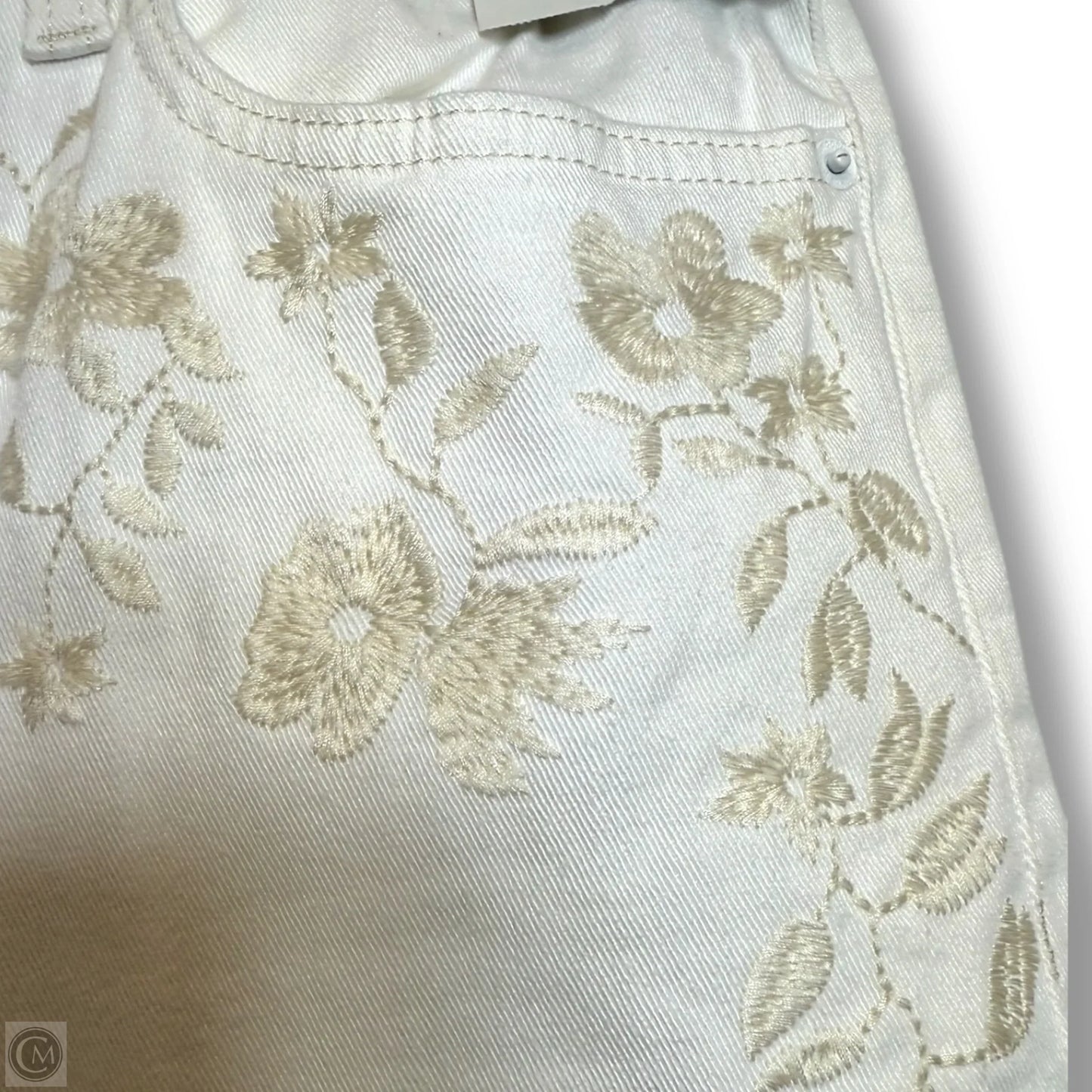 Jeans Wide Leg By Inc In White Denim, Size: 14