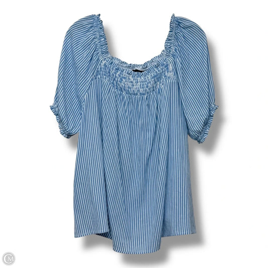 Top Short Sleeve By Torrid In Blue, Size: 0