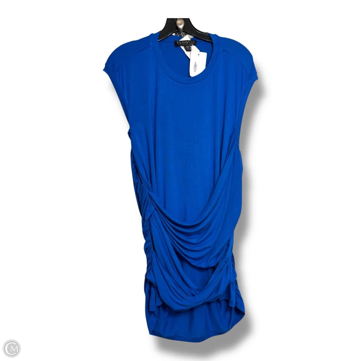 Top Sleeveless By Eloquii In Blue, Size: Xl