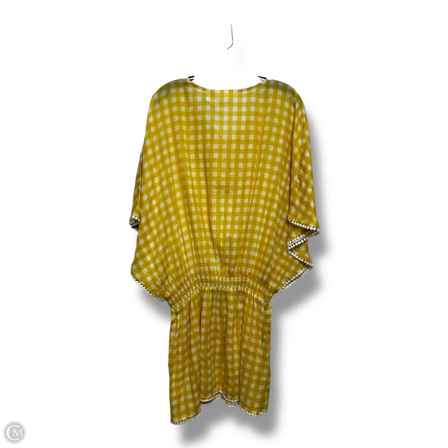 Swimwear Cover-up By Clothes Mentor In Checkered Pattern, Size: Osfm