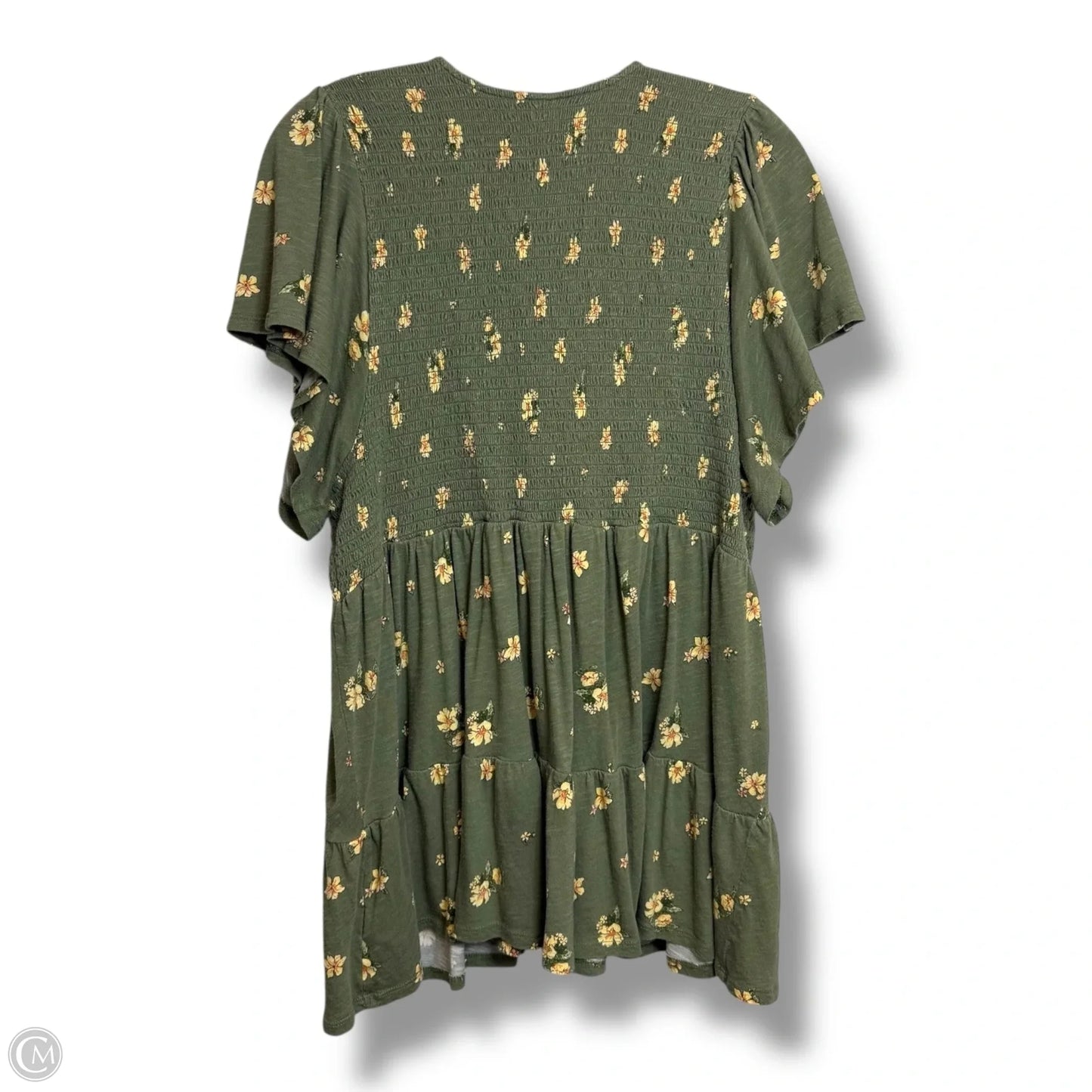 Top Short Sleeve By Torrid In Green, Size: 3x