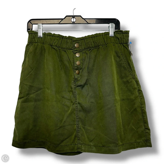 Skirt Mini & Short By Loft In Green, Size: M