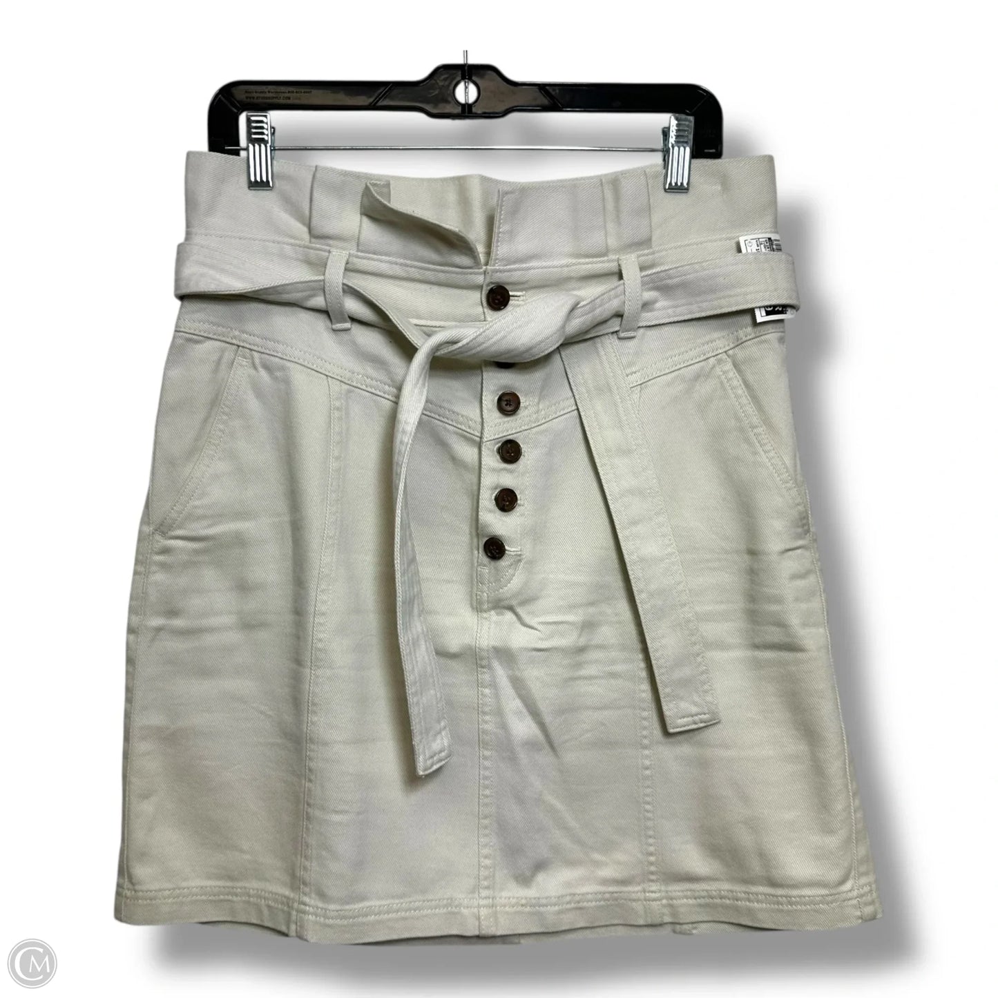 Skirt Mini & Short By Banana Republic In Ivory, Size: 10