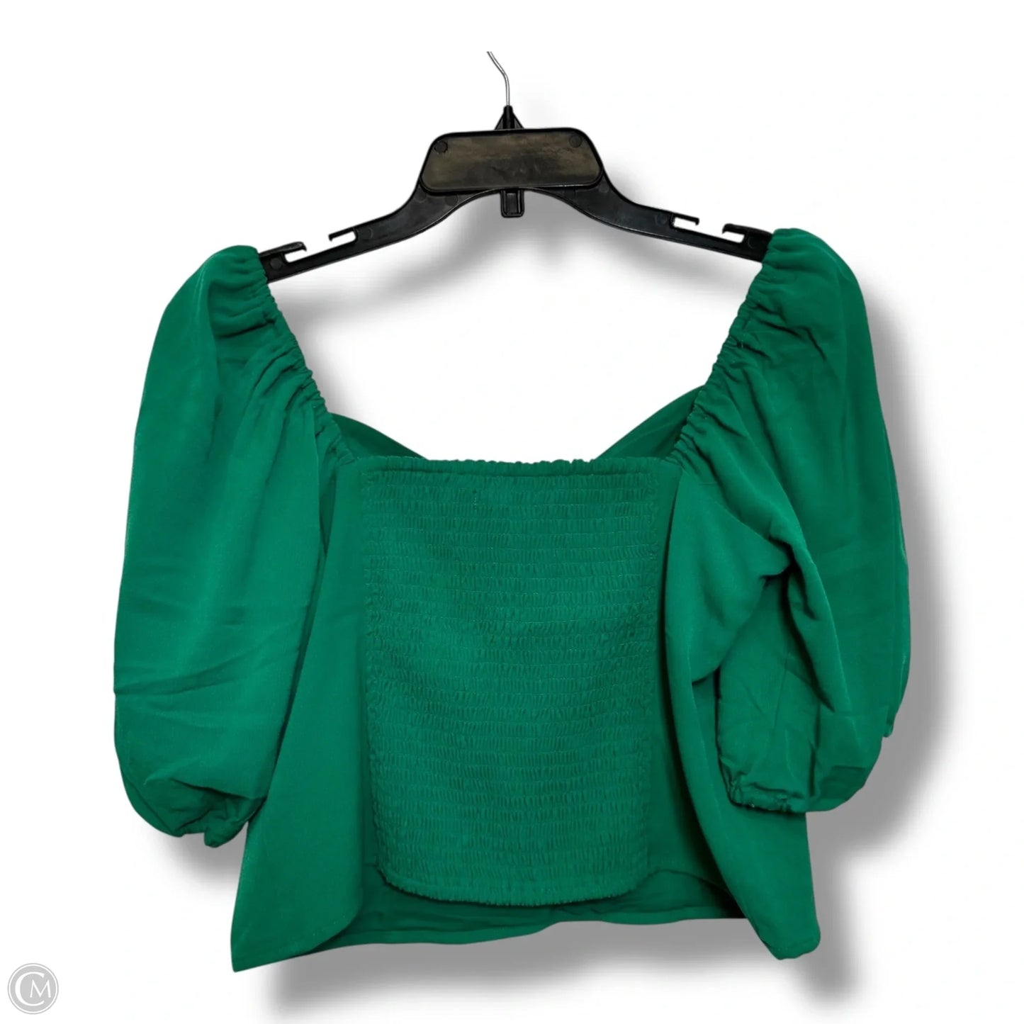 Top Long Sleeve By Abercrombie And Fitch In Green, Size: L