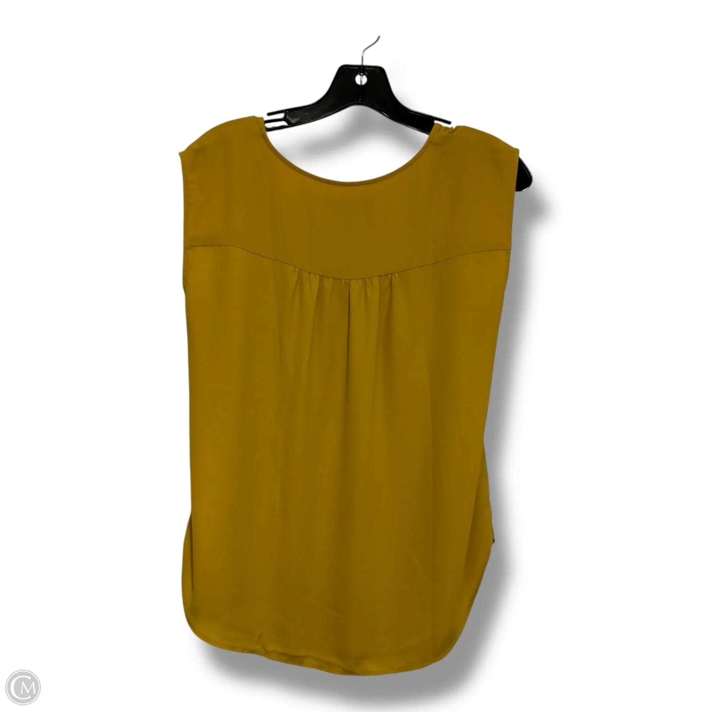 Top Sleeveless By Loft In Chartreuse, Size: Xs