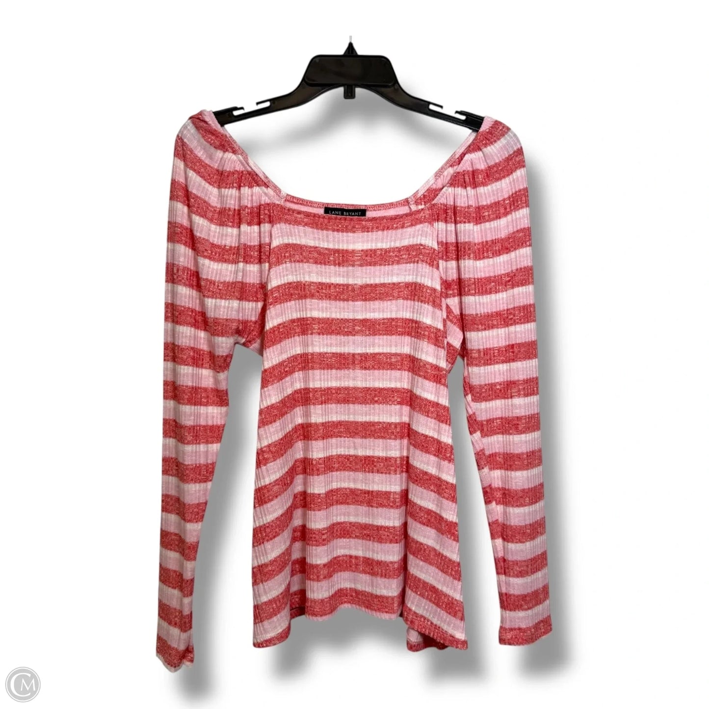 Top Long Sleeve By Lane Bryant In Striped Pattern, Size: Xl