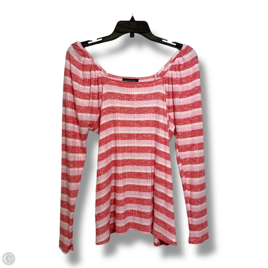 Top Long Sleeve By Lane Bryant In Striped Pattern, Size: Xl