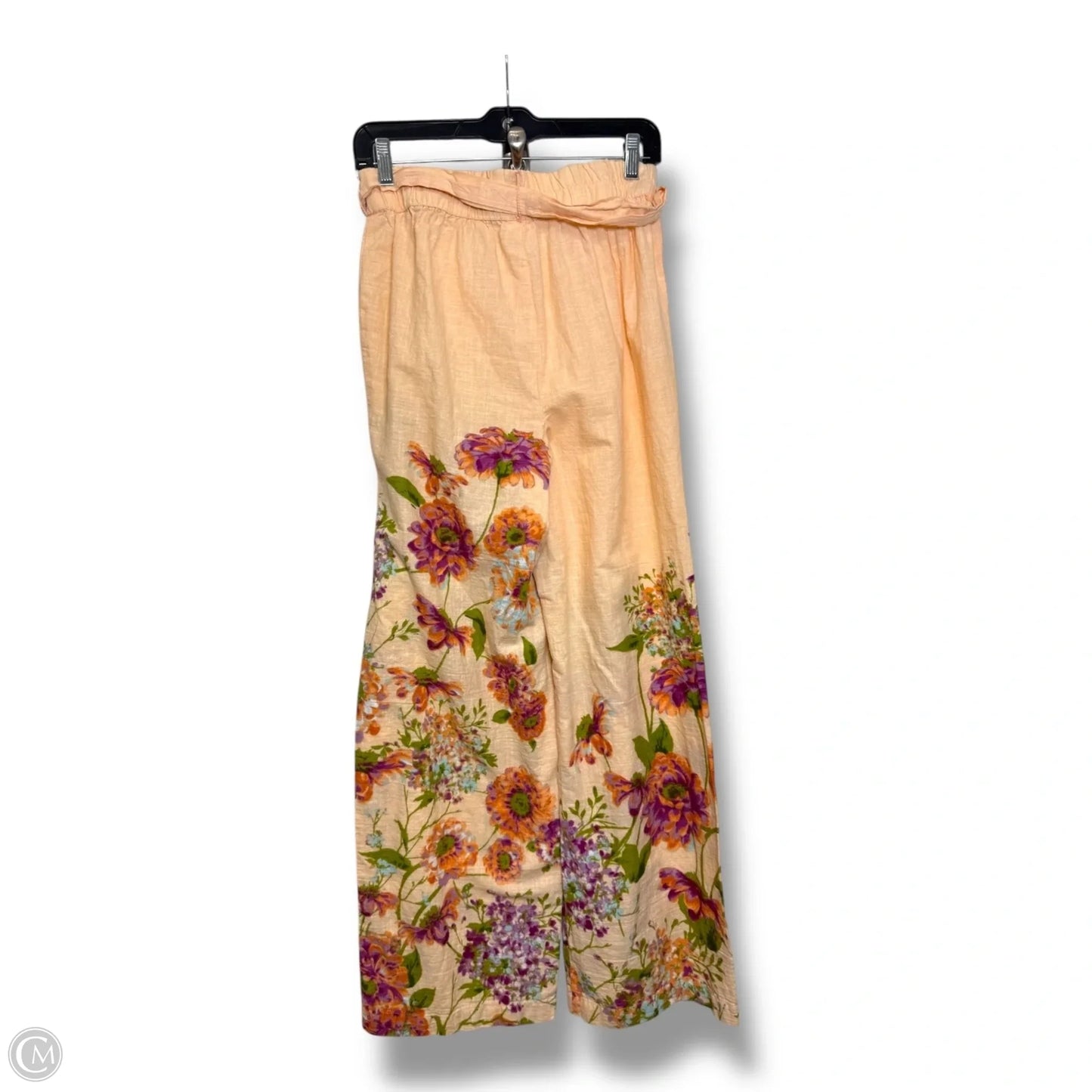 Pants Cropped By Cmf In Peach, Size: S