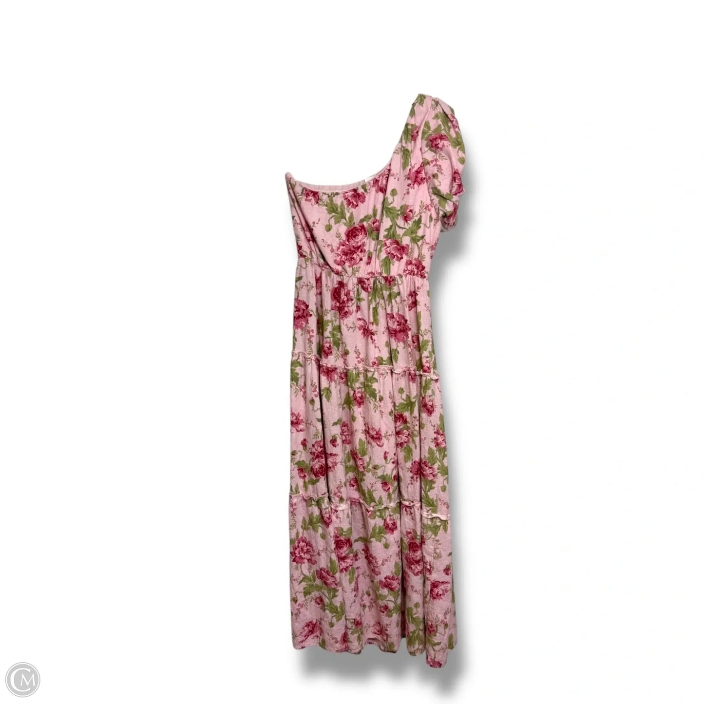 Dress Casual Midi By Mumu In Floral Print, Size: M