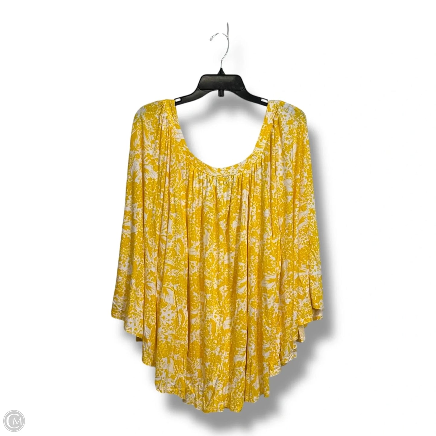Poncho By Lane Bryant In Yellow, Size: 3x