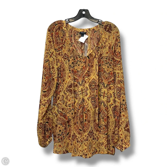 Top Long Sleeve By Torrid In Beige, Size: 3x