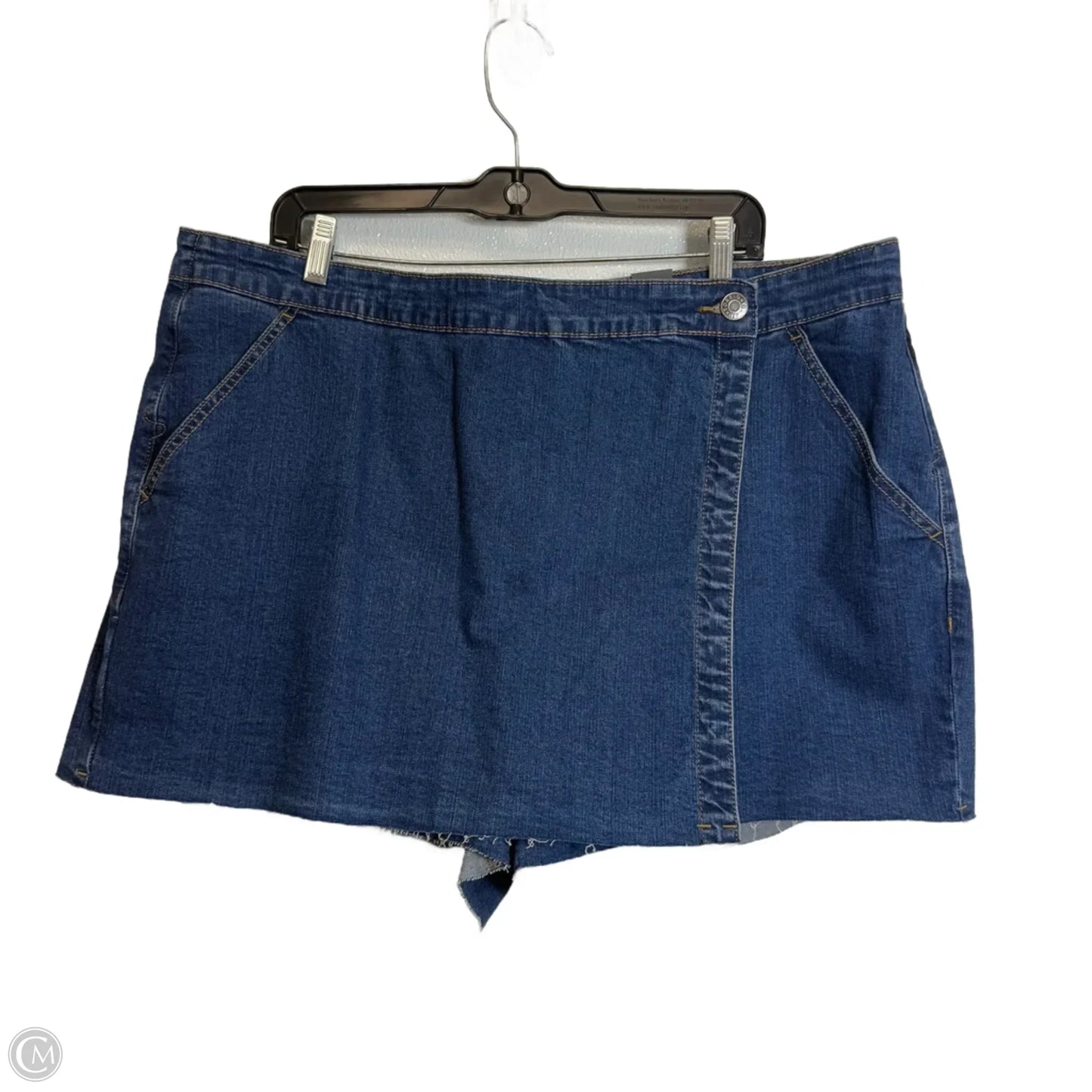 Skort By Torrid In Blue Denim, Size: 22