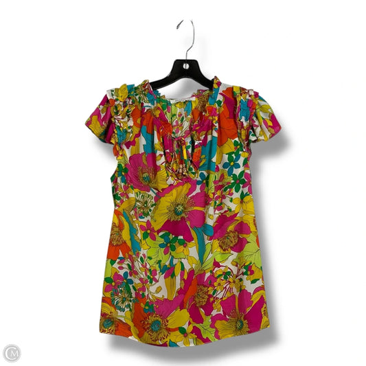 Top Short Sleeve By Rose And Olive In Multi-colored, Size: M