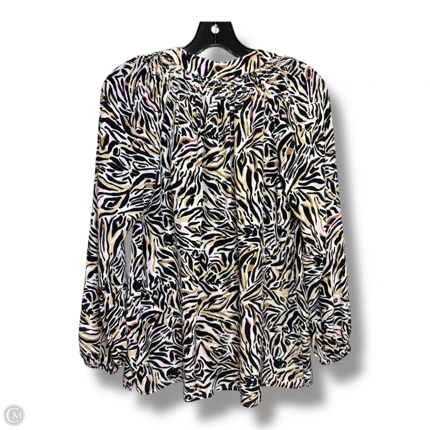 Top Long Sleeve Designer By Lilly Pulitzer In Animal Print, Size: S