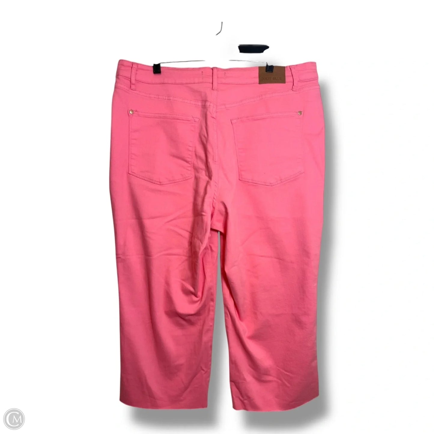 Pants Cropped By Judy Blue In Pink, Size: 22