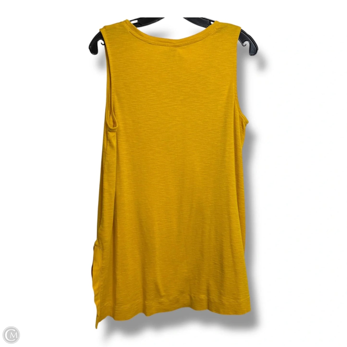 Top Sleeveless By J. Jill In Yellow, Size: M