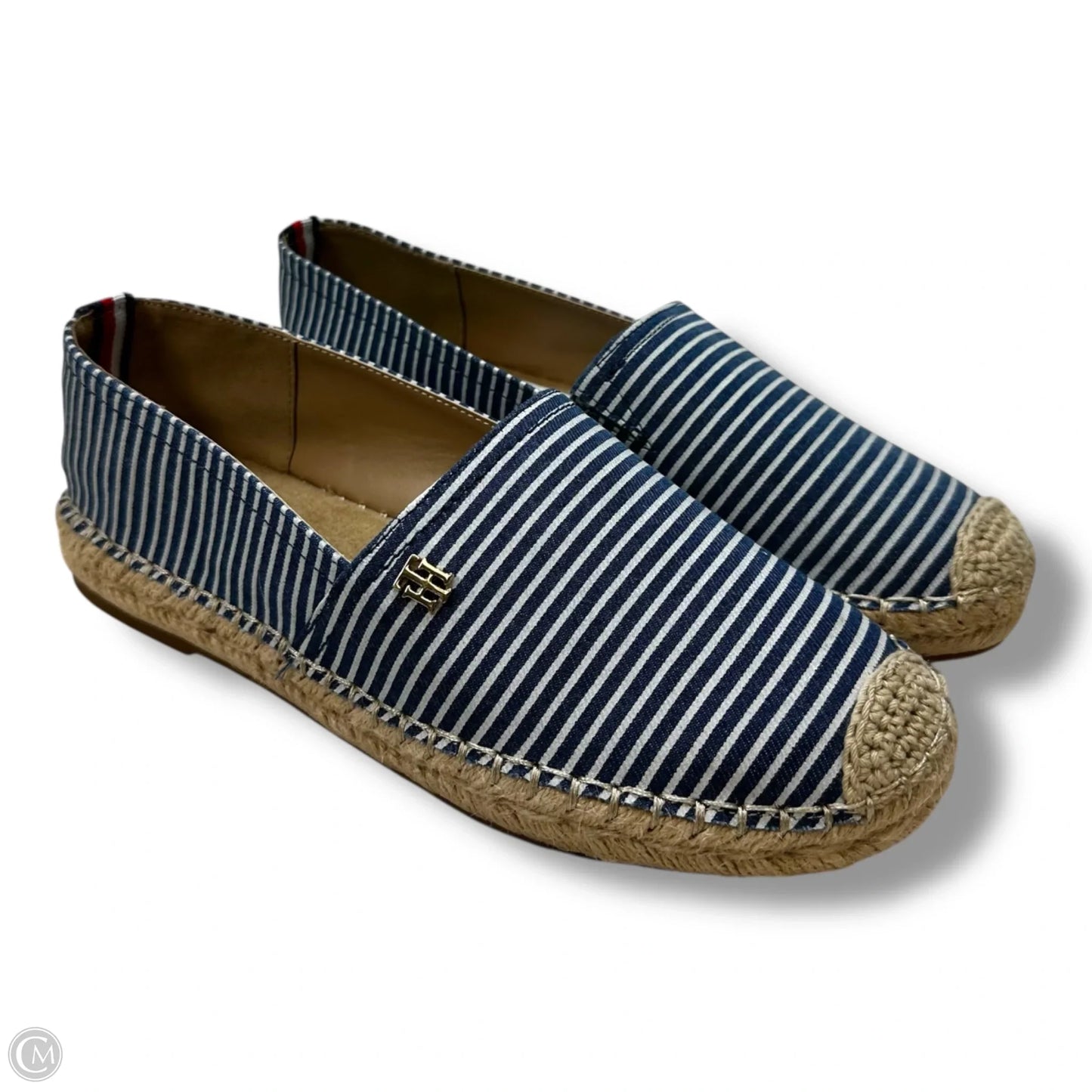 Shoes Flats By Tommy Hilfiger In Striped Pattern, Size: 8