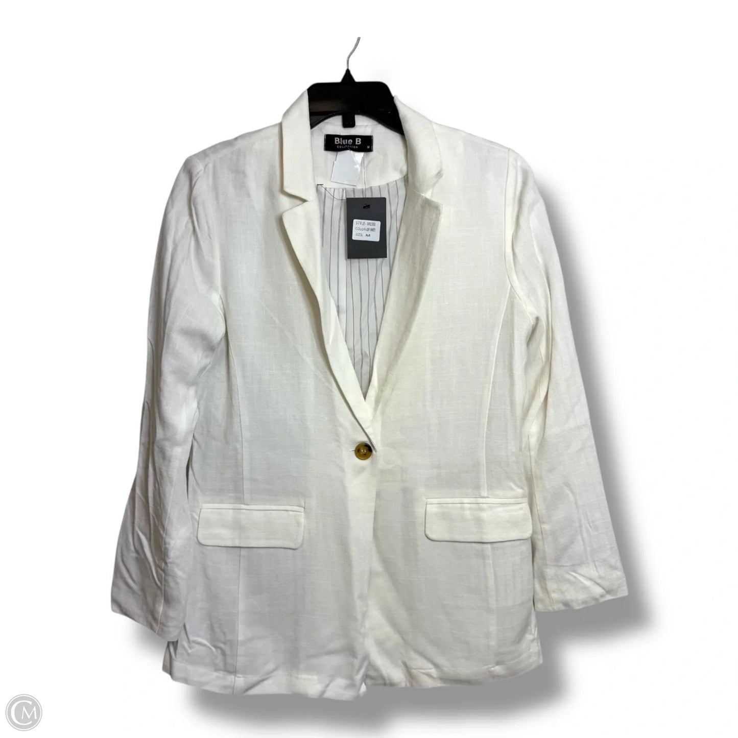 Blazer By Blue B In Ivory, Size: M