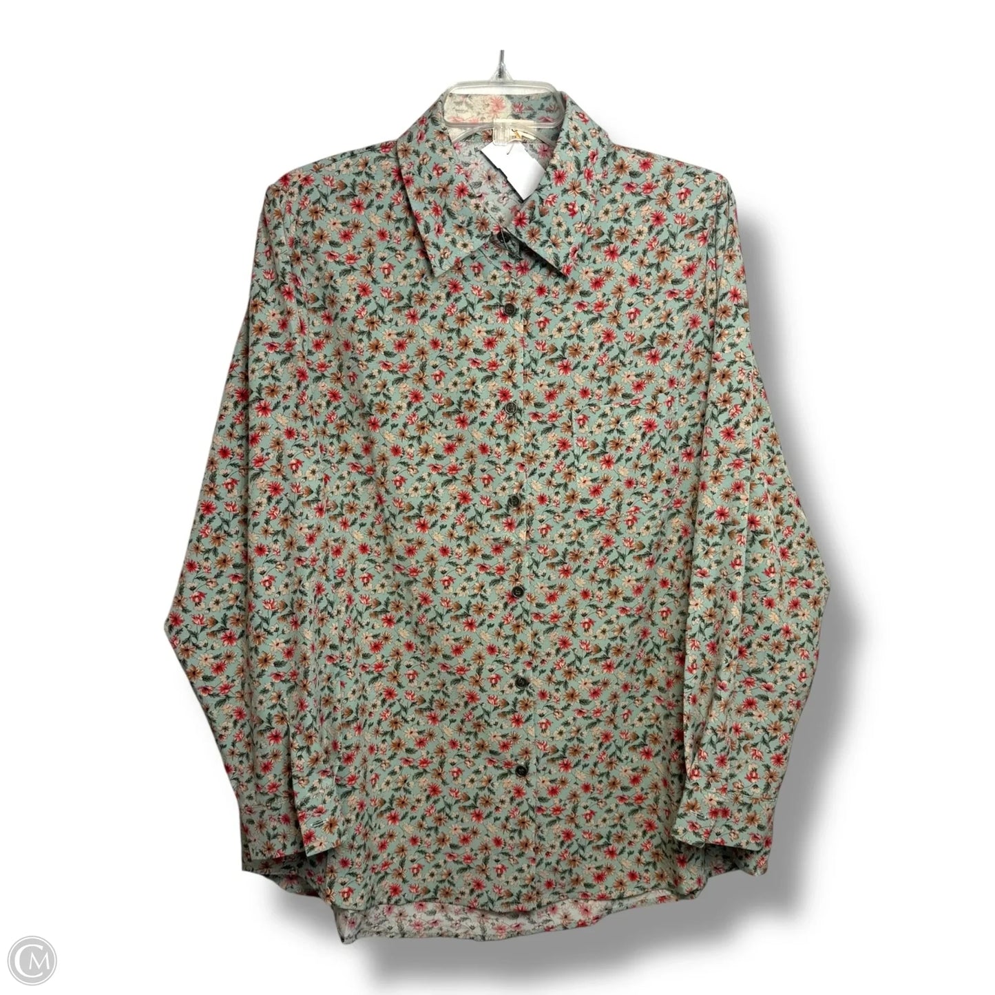 Blouse Long Sleeve By Pol In Floral Print, Size: S