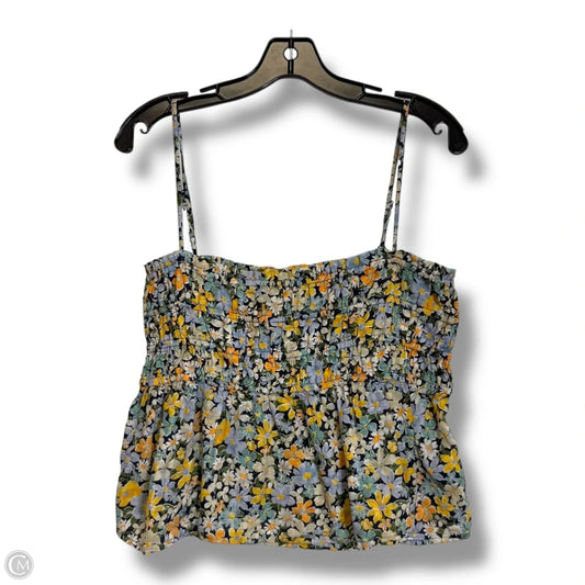 Tank Top By American Eagle In Floral Print, Size: L
