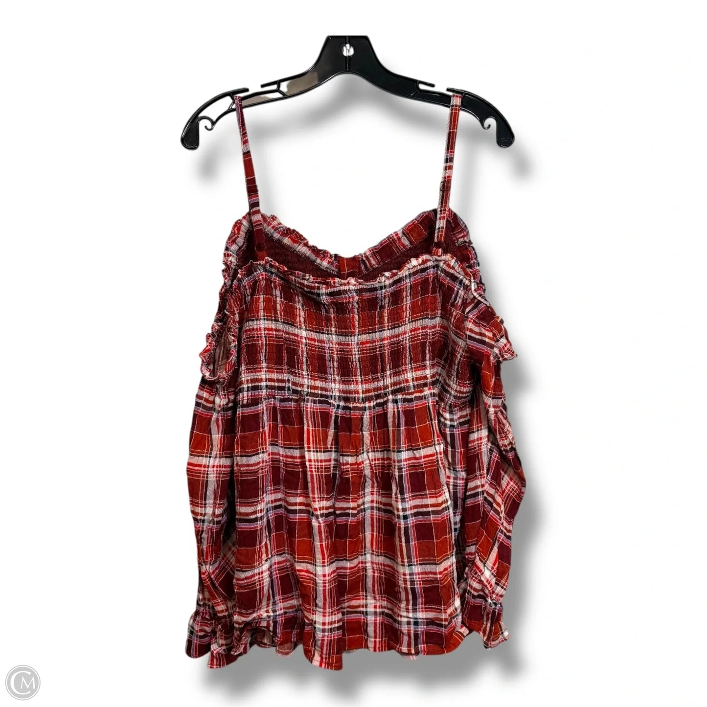 Top Long Sleeve By Torrid In Copper, Size: 2x