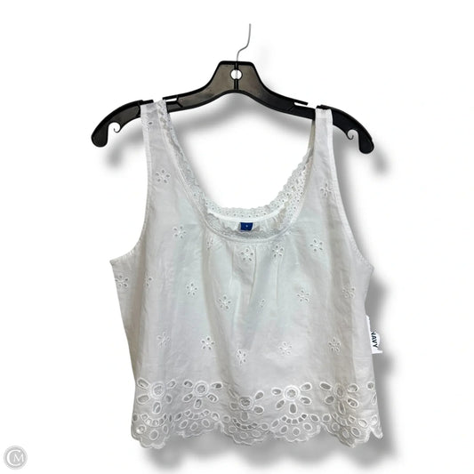 Tank Top By Old Navy In White, Size: S